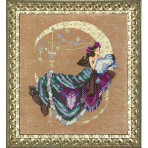 Cross stitch chart Moon...