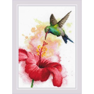 Borduurpakket Hummingbird -...