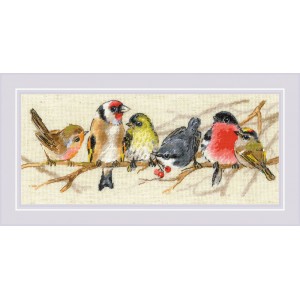 Borduurpakket Birds on the...