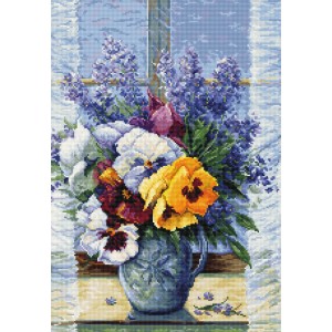 Borduurpakket Bouquet with...