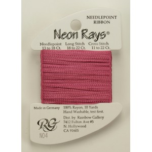 Neon Rays Mauve - Rainbow...