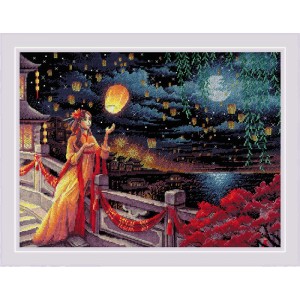 Cross stitch kit Lantern...