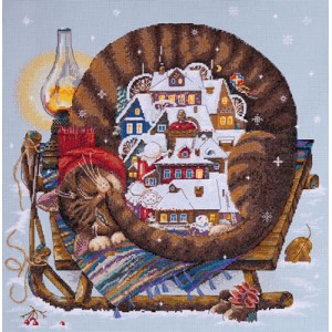 Cross stitch kit Cozy...