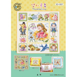 Borduurpatroon Thumbelina -...