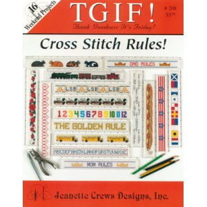 Borduurpatroon TGIF! Cross...