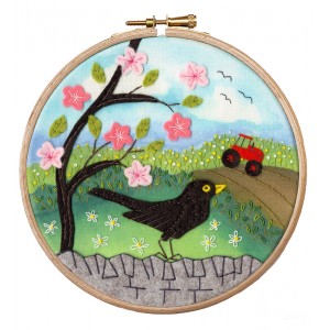 Felt embroiderykit Bothy...