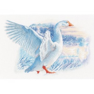 Cross stitch kit Snow Goose...