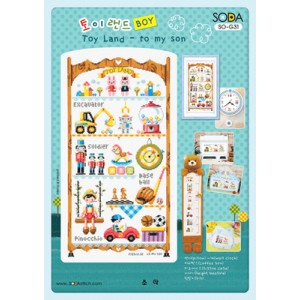 Borduurpatroon Toy Land -...