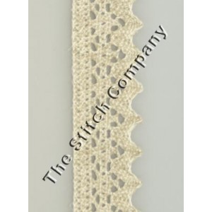 Kanten band 3 cm Oatmeal -...