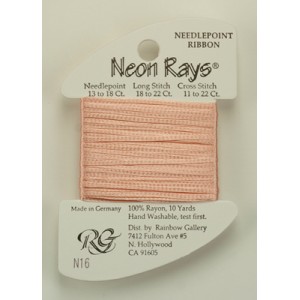 Neon Rays Pale Peach -...
