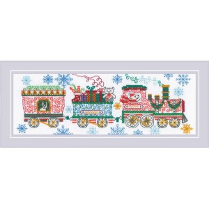 Borduurpakket Holiday Train...