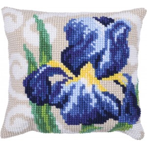 Kussen borduurpakket Blue...