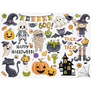 Cross stitch kit Halloween...