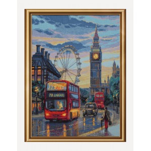Borduurpakket Rainy London...
