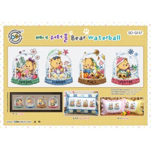 Cross stitch chart Bear...