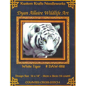 Borduurpatroon White Tiger...