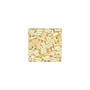 Small Bugle Beads Cream -...
