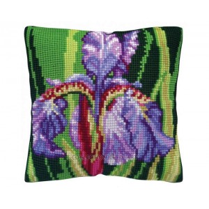 Kussen borduurpakket Iris -...