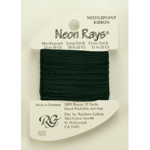Neon Rays Dark Forest Green...