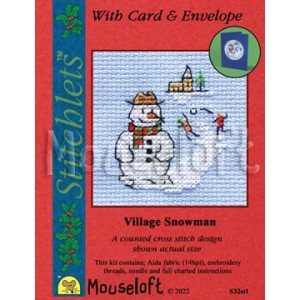 Cross stitch kit Village...