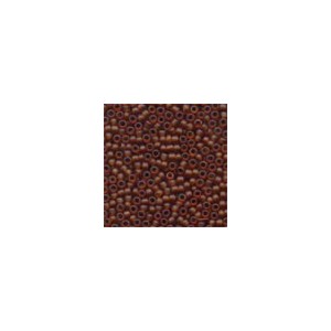 Frosted beads Root Beer -...