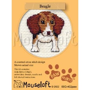 Cross stitch kit Beagle -...