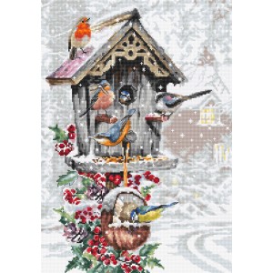 Cross stitch kit Bird House...