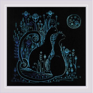 Cross stitch kit Cats -...