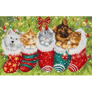 Cross stitch kit Dogs and...