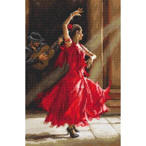 Borduurpakket Flamenco -...