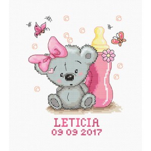 Cross stitch kit Leticia -...