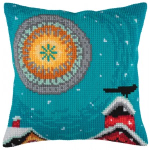 Kussen borduurpakket Winter...