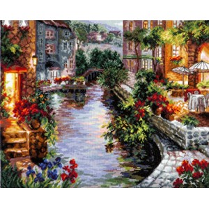 Cross stitch kit Evening in...