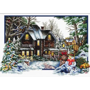 Pre-printed cross stitch...