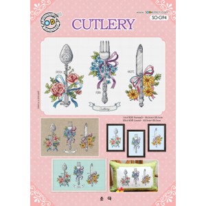 Borduurpatroon Cutlery -...