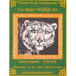 Borduurpatroon Snow Leopard...