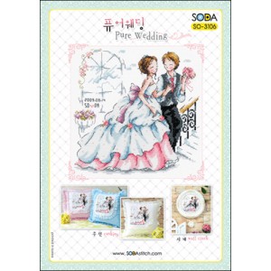 Borduurpatroon Pure Wedding...