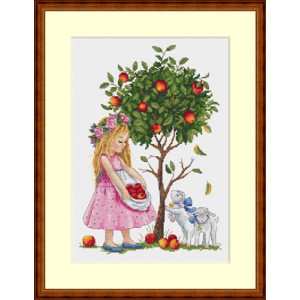 Cross Stitch Kit Apple Tree...
