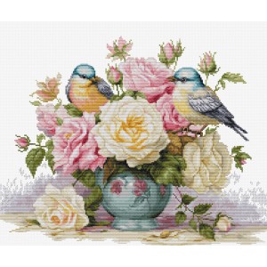 Borduurpakket Vase with...