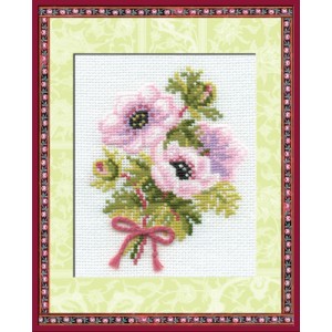 Borduurpakket Anemones -...
