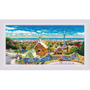 Cross stitch kit Park Güell...