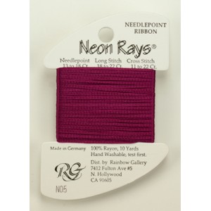 Neon Rays Dark Mauve -...