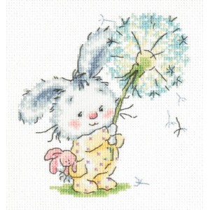 Cross stitch kit Bunny and...