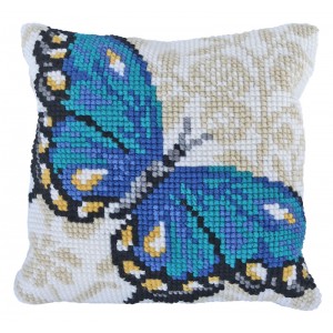 Kussen borduurpakket Blue...