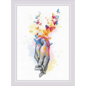 Cross stitch kit Love is in...