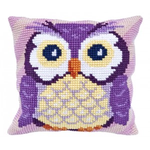 Kussen borduurpakket Owl -...