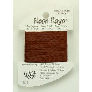 Neon Rays Brown - Rainbow...