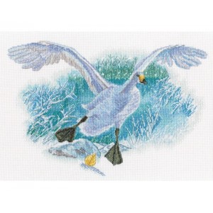 Borduurpakket White Goose...