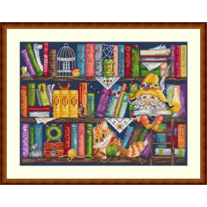 Cross Stitch Kit Book Shelf...