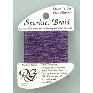 Sparkle Braid Dark purple -...
